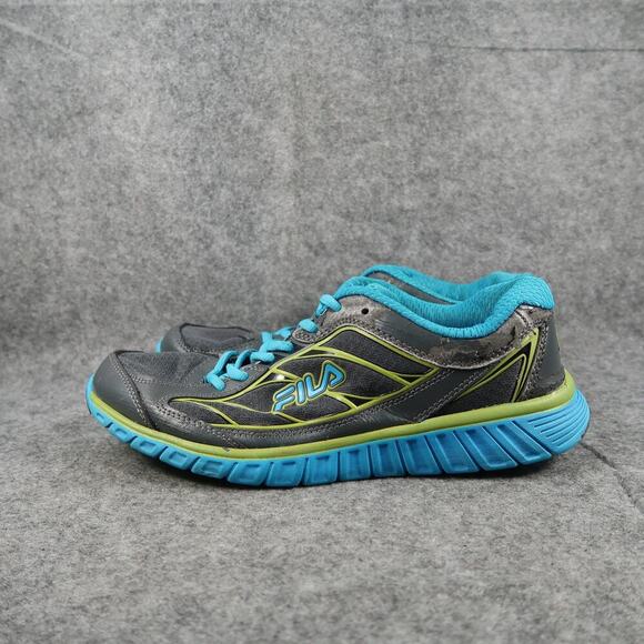 Fila Shoes Womens 10 Athletic Trainer Active Walking Running Sport Sneaker Gray - Picture 4 of 11